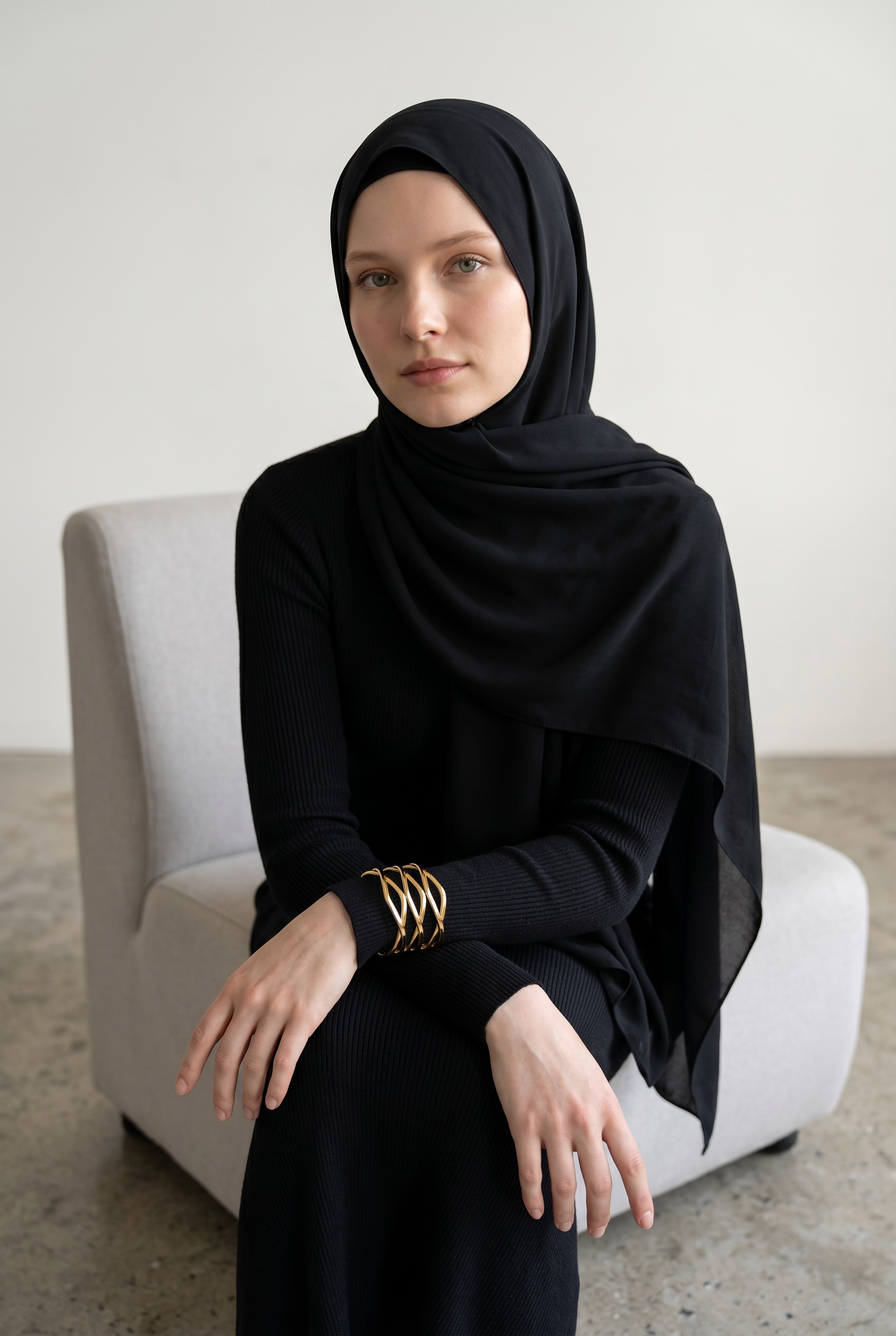 Modern Triple Ring Statement Bracelet