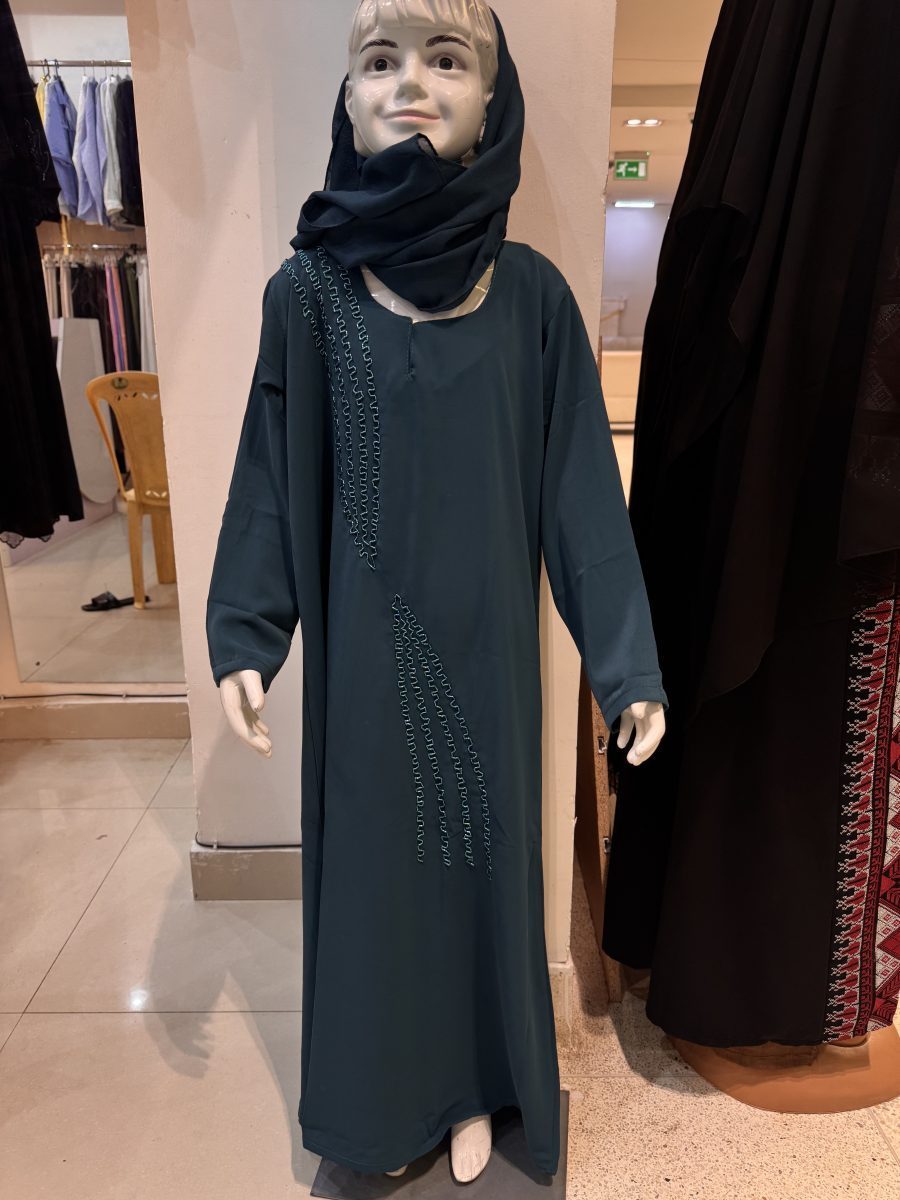 Classic Beaded Wave Abaya
