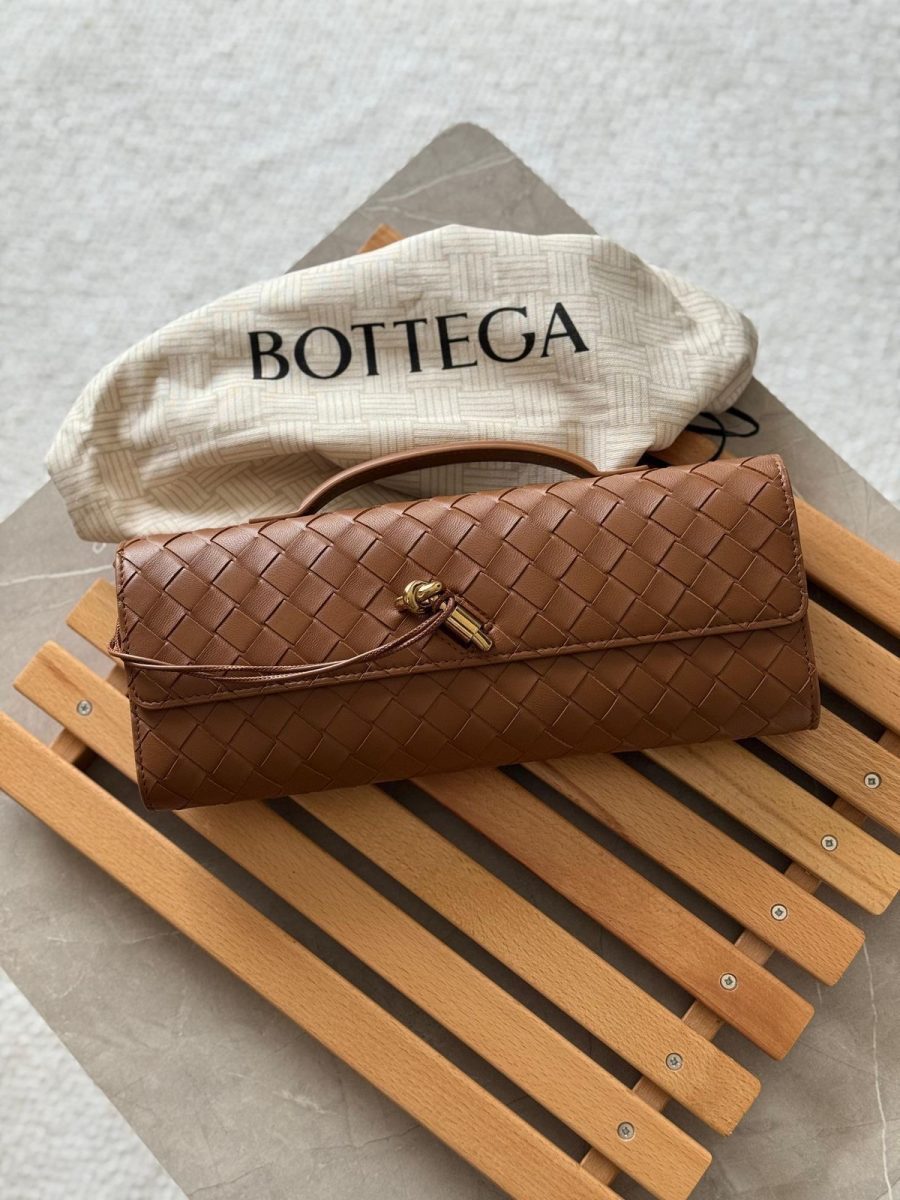 Bottega Woven Leather Clutch