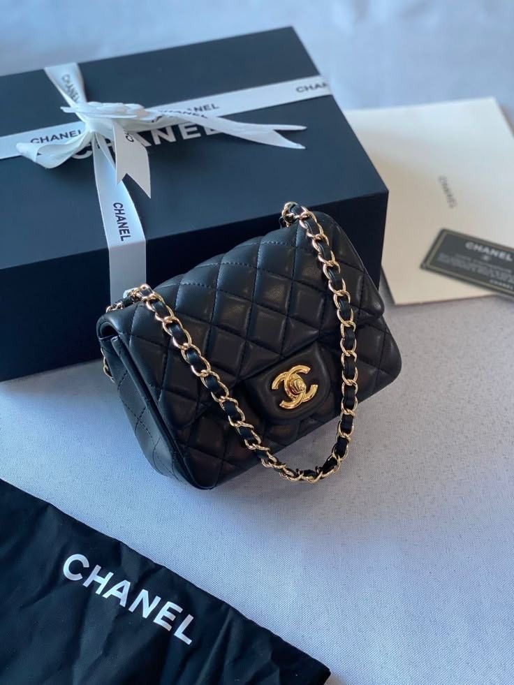 Quilted Channel Flap Bag with Chain Strap