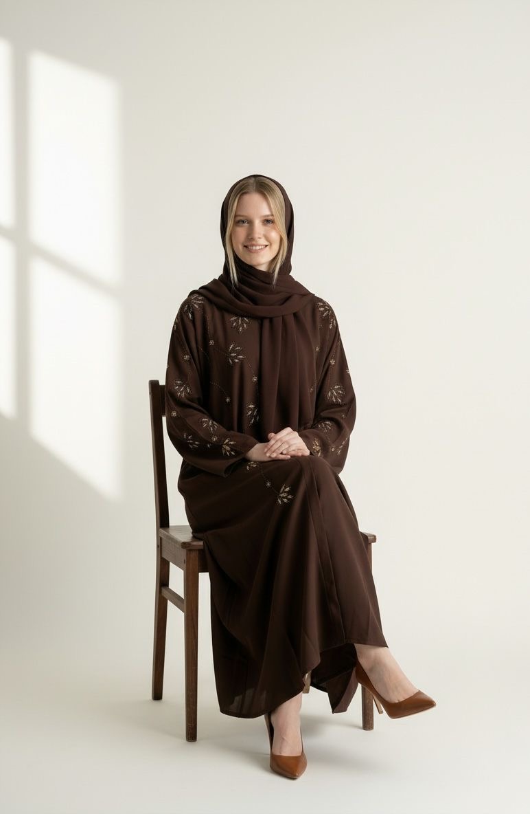 Classic Pleated Midi Abaya