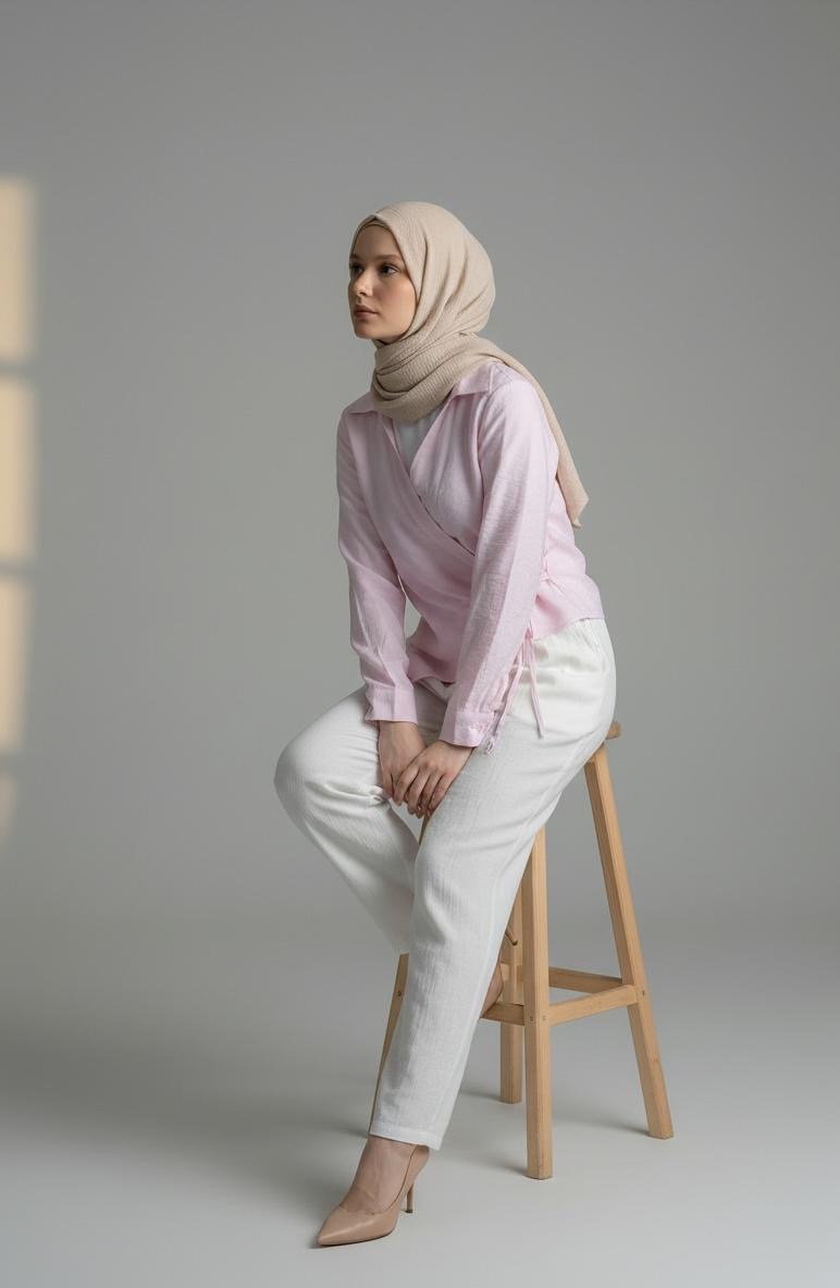 Elegant Tie Side Blouse