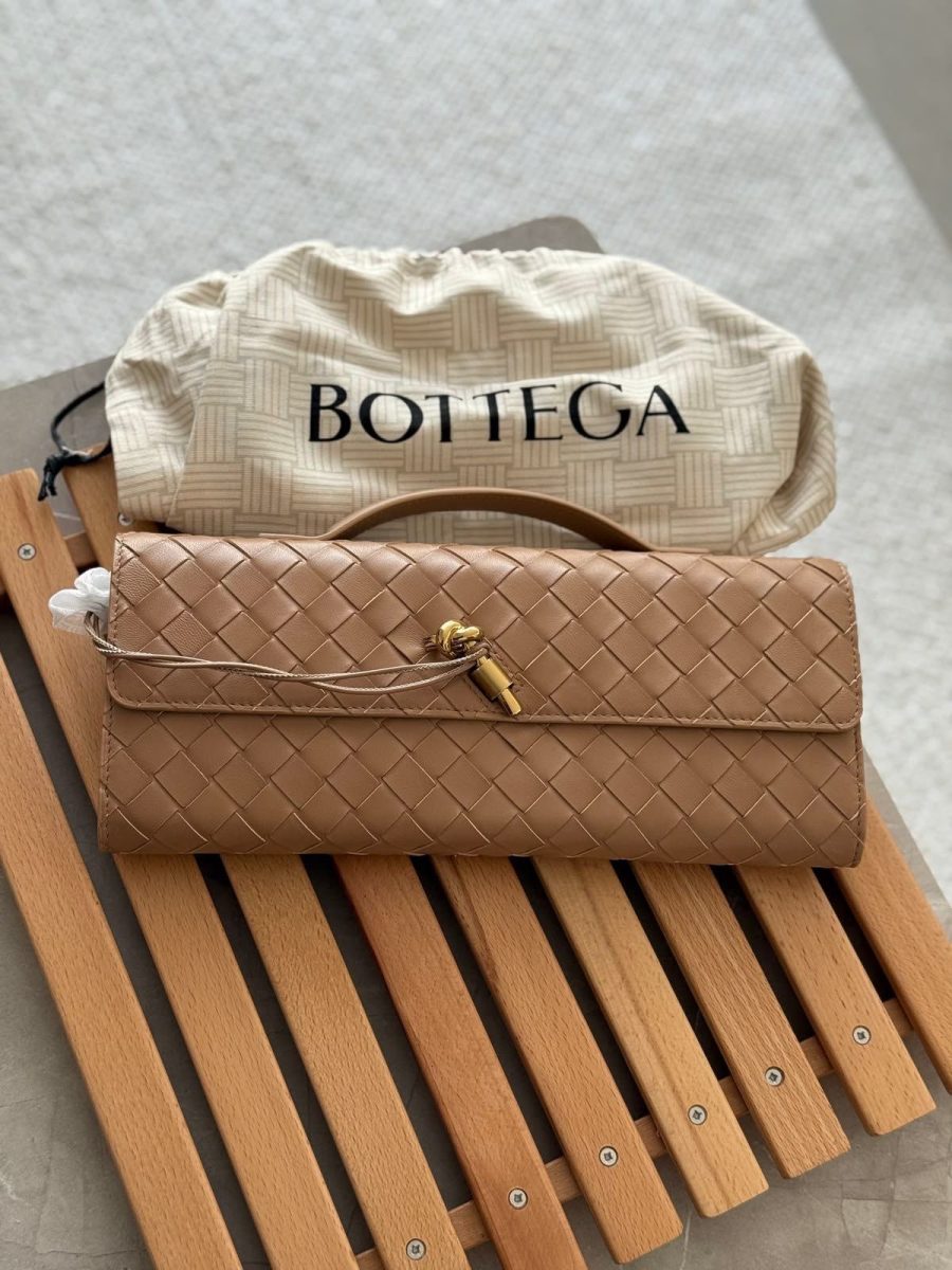 Bottega Woven Leather Clutch